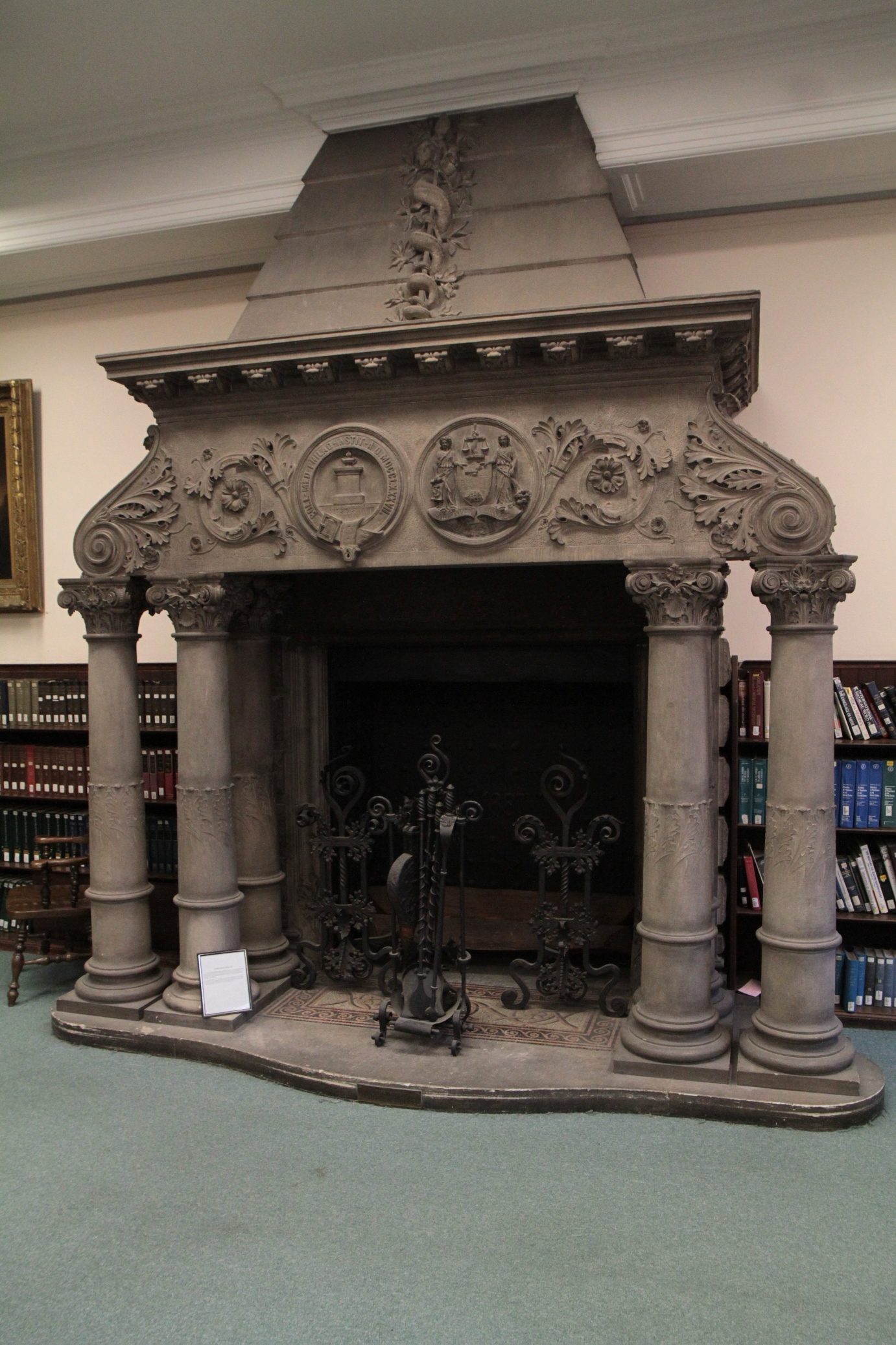 Memorial Chimney Piece, College of Physicians of Philadelphia - 02.JPG